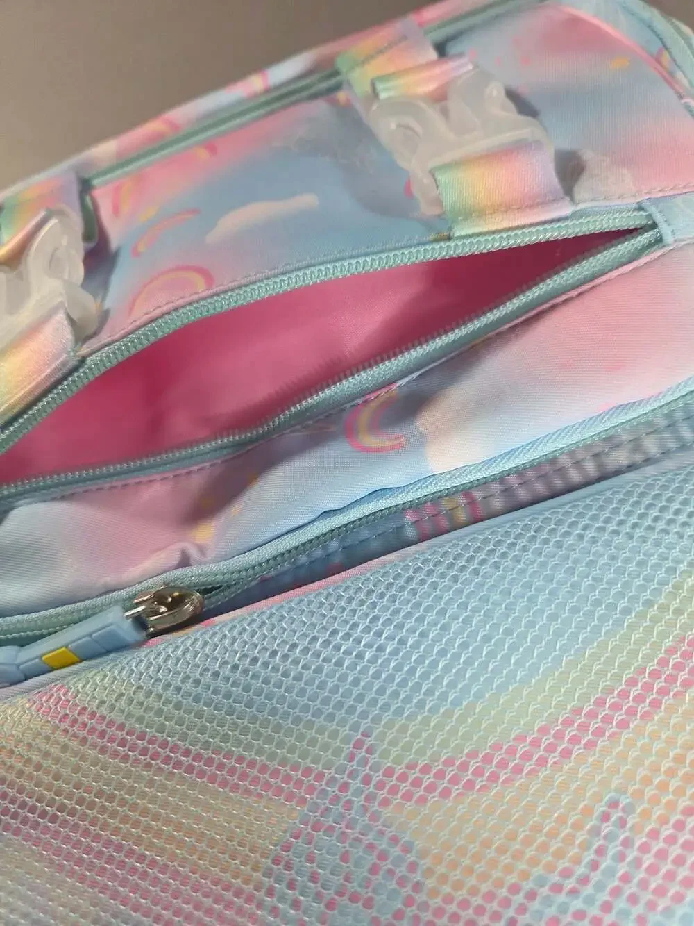 Kawaii Rainbow and Butterfly 3-Piece School Backpack Set